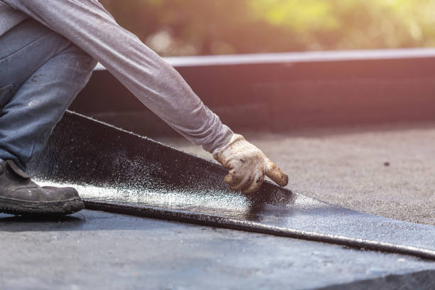 Professional Basement Waterproofing technician working in Frankfort, KY